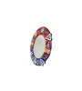 Handcrafted Tulip Patterned Oval Mirror